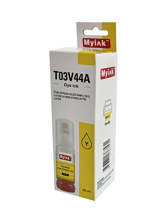 Чернила для EPSON EcoTank (101) L4150/L4160/L6160/L6170/L6190 (70мл,yellow, Dye) T03V44A  MyInk 