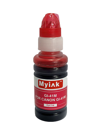 Чернила EcoTank GI-41M для Canon PIXMA G1420/G2420/G2460/G3420/G3460 (70мл,magenta) MyInk 