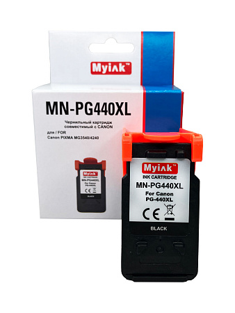 Картридж для CANON PG-440XL PIXMA MG3540/4240 (R) Black (23ml) Myink Картридж для CANON PG-440XL PIXMA MG3540/4240 (R) Black (23ml) Myink