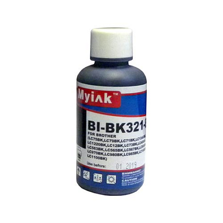 Чернила для Brother LC1240BK (100мл,black, Dye) BI-BK321-B Gloria™ MyInk Чернила для Brother LC1240BK (100мл,black, Dye) BI-BK321-B Gloria™ MyInk