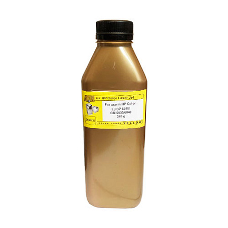 Тонер для HP Color LJ CP 6015/CM 6030/6040 (фл,340,желтый,Chemical MKI) Gold ATM Тонер для HP Color LJ CP 6015/CM 6030/6040 (фл,340,желтый,Chemical MKI) Gold ATM