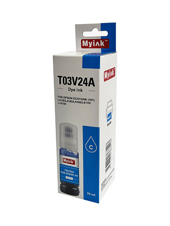 Чернила для EPSON EcoTank (101) L4150/L4160/L6160/L6170/L6190 (70мл, cyan, Dye) T03V24A MyInk 
