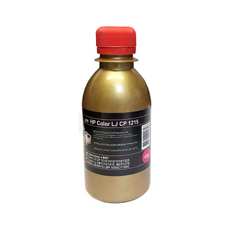 Тонер для HP Color LJ CP 1215/1515/1518/1525/СМ1312/CM1415/CP1025/ 2025 (фл,45,красный,Chemical MKI) Gold ATM 