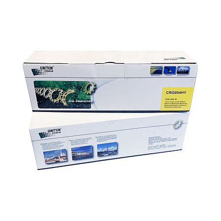 Картридж для CANON LBP-621/ 623, MF641/643/645 Cartridge 054H Y желтый (2,3K) UNITON Premium GREEN LINE (Eco Protected) Картридж для CANON LBP-621/ 623, MF641/643/645 Cartridge 054H Y желтый (2,3K) UNITON Premium GREEN LINE (Eco Protected)