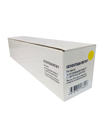 Картридж для HP Color LJ M176 /CP1025 CF352A/CE312A/Canon 729Y желтый (1K) (compatible) Картридж для HP Color LJ M176 /CP1025 CF352A/CE312A/Canon 729Y желтый (1K) (compatible)