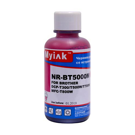 Чернила для Brother InkBenefit Plus DCP-T300/T500/T700/MFC-T800 (100мл,magenta, Dye) BT5000M MyInk SAL Чернила для Brother InkBenefit Plus DCP-T300/T500/T700/MFC-T800 (100мл,magenta, Dye) BT5000M MyInk SAL
