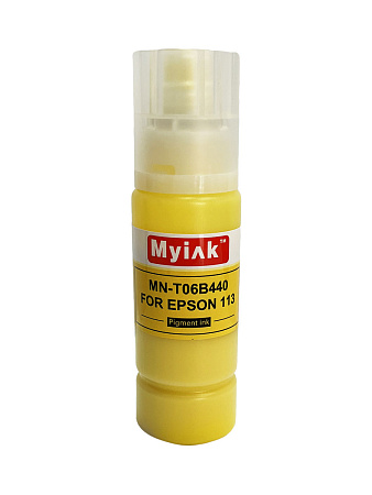 Чернила для EPSON EcoTank 113 (T06B440) ET-5850/5800/16600/16650 (70мл, контейнер, yellow,Pigment) MN-T06B440 MyInk 