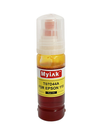 Чернила для EPSON EcoTank (115) (T07D44A) L8160 / L8180 (70мл, yellow)  MyInk 