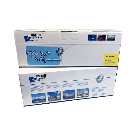 Тонер-картридж для (TK-5270Y) KYOCERA ECOSYS P6230/M6630 (6K) желтый UNITON Premium GREEN LINE (Eco Protected) Тонер-картридж для (TK-5270Y) KYOCERA ECOSYS P6230/M6630 (6K) желтый UNITON Premium GREEN LINE (Eco Protected)