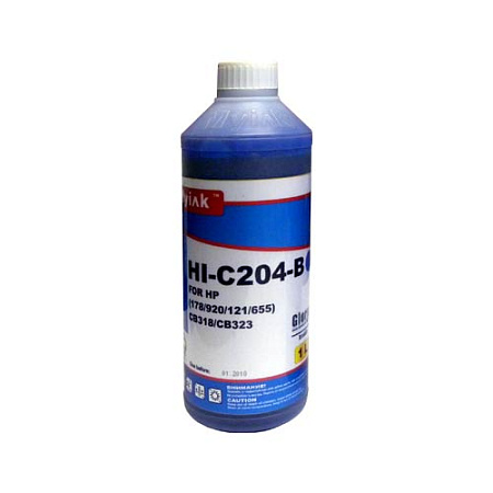 Чернила для HP (178/121/122/650/655/901/920/ GT51/ GT52/ GT53) CB318/CB323 (1л,cyan, Dye) HI-C204-B Gloria™ MyInk Чернила для HP (178/121/122/650/655/901/920/ GT51/ GT52/ GT53) CB318/CB323 (1л,cyan, Dye) HI-C204-B Gloria™ MyInk