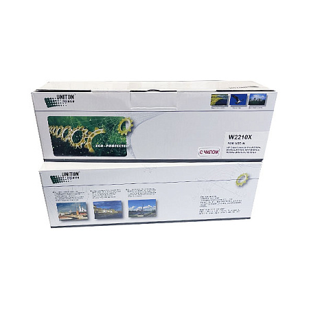 Картридж для HP Color LJ M255/MFP M282/M283, W2210X (207X) ч (3,15K, с чипом APEX) UNITON Premium GREEN LINE (Eco Protected) 