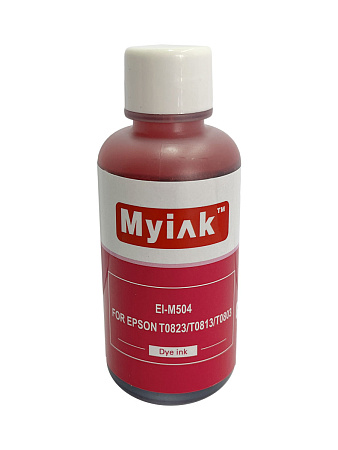 Чернила для EPSON (T0823/T0813/T0803) St Photo T10/T50/P50/R200/R270/RX590 (100мл,magenta Dye) EI-M504 Gloria™ MyInk 