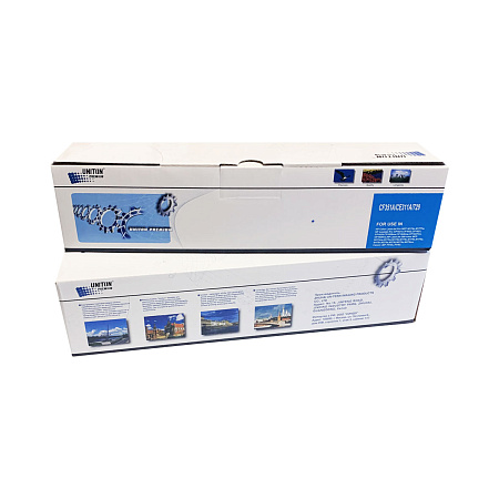 Картридж для HP Color LJ M176 / CP1025 CF351A/CE311A/Canon 729C синий (1K) UNITON Premium 