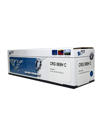 Картридж для CANON LBP-673/ MF752/754 Cartridge 069H  синий (5,5K) UNITON Premium 