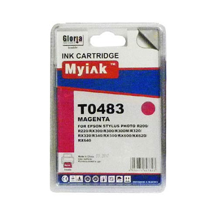 Картридж для (T0483) EPSON R200/300/RX500/600 Magenta (16ml, Dye) MyInk SAL Картридж для (T0483) EPSON R200/300/RX500/600 Magenta (16ml, Dye) MyInk SAL