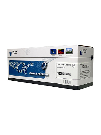 Картридж для HP Color LJ M454,M455, MFP M479 W2030X (415X) черный (7,5K) БЕЗ ЧИПА!!! UNITON Premium 