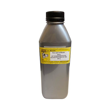 Тонер для RICOH SP C232/242/252/311/312 (фл,200,желтый,Chemical) Silver ATM Тонер для RICOH SP C232/242/252/311/312 (фл,200,желтый,Chemical) Silver ATM