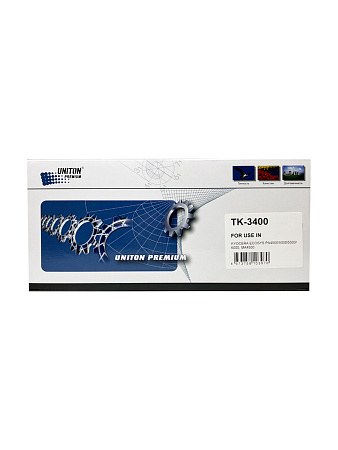 Тонер-картридж для (TK-3400) KYOCERA ECOSYS PA4500/5000/5500/6000, MA4500 (12,5K,TOMOEGAWA) UNITON Premium Тонер-картридж для (TK-3400) KYOCERA ECOSYS PA4500/5000/5500/6000, MA4500 (12,5K,TOMOEGAWA) UNITON Premium