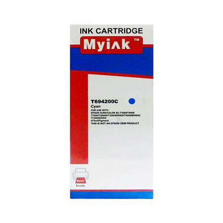 Картридж для (T6942) EPSON SureColor SC-T3200/T5200/T7200 Cyan (675ml, Pigment) MyInk Картридж для (T6942) EPSON SureColor SC-T3200/T5200/T7200 Cyan (675ml, Pigment) MyInk