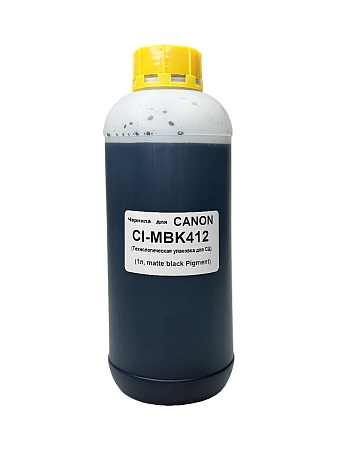 Чернила для CANON (1л,matte black Pigment) CI-MBK412 (Технологическая упаковка для СЦ) 