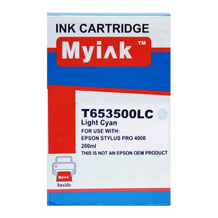 Картридж для (T6535) EPSON St Pro 4900 Light Cyan MyInk SAL Картридж для (T6535) EPSON St Pro 4900 Light Cyan MyInk SAL