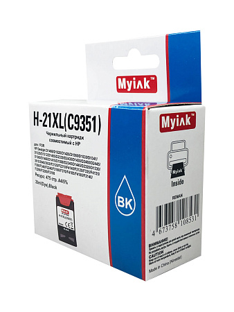 Картридж для ( 21XL) HP DJ 3920/3940 C9351CE (R) Black MyInk Картридж для ( 21XL) HP DJ 3920/3940 C9351CE (R) Black MyInk