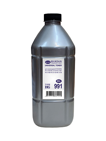 Тонер для KYOCERA Универсал тип HG991(HG811) (TK-3160/3190) (фл,900,HANDAN) Silver ATM 