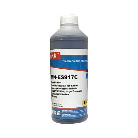 Чернила для EPSON St Photo R230/T50 (1л,cyan,сублимационные) ES917C MyInk SAL 