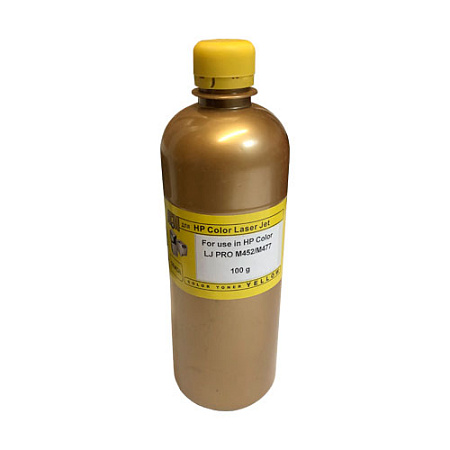 Тонер для HP Color LJ M452/M477/M454 (фл, 100,желтый,Chemical/MKI) Gold ATM Тонер для HP Color LJ M452/M477/M454 (фл, 100,желтый,Chemical/MKI) Gold ATM