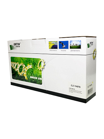 Картридж для SAMSUNG CLP-320/CLX-3185  (CLT-Y407S) Toner (1K) желтый UNITON Premium GREEN LINE (Eco Protected) 