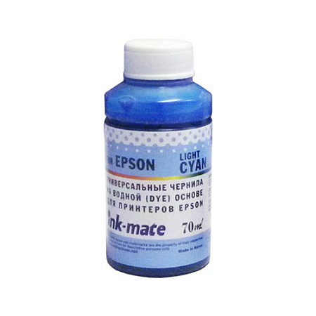 Чернила универсальные для EPSON (70мл, light cyan, Dye) EIM-ULC Ink-Mate Чернила универсальные для EPSON (70мл, light cyan, Dye) EIM-ULC Ink-Mate