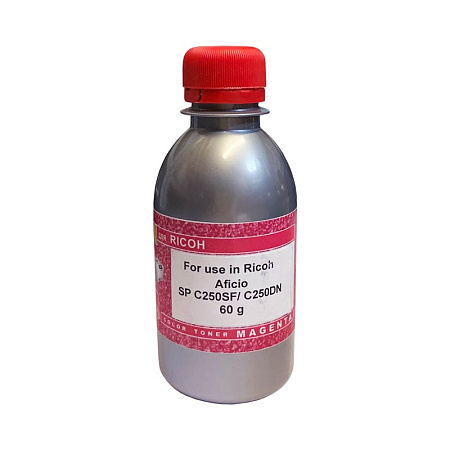 Тонер для RICOH SP C250 (фл,60,красный,Chemical) Silver ATM 