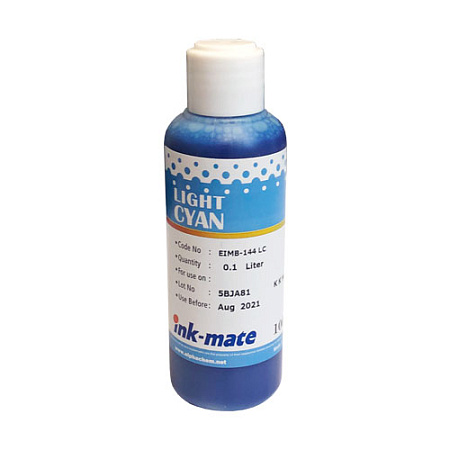 Чернила для EPSON (T144) (100мл, light cyan, Pigment) EIMB-144PLC Ink-Mate SAL Чернила для EPSON (T144) (100мл, light cyan, Pigment) EIMB-144PLC Ink-Mate SAL