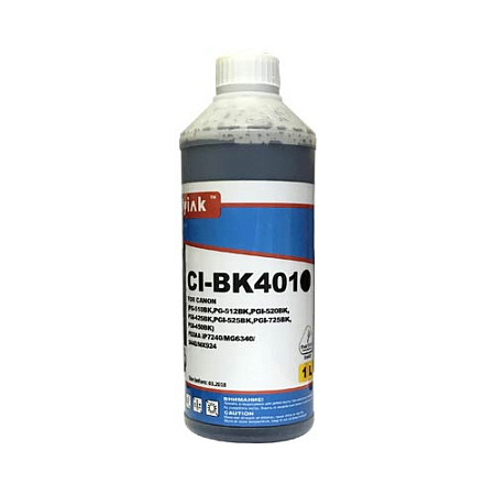Чернила для CANON PG-450/425/510/512/PGI-520/525/725 (1л,Pigment,black) CI-BK401 EverBrite™ MyInk 